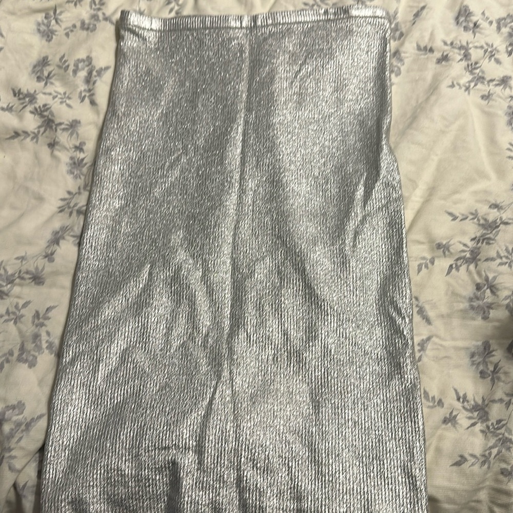 DVF metallic pencil skirt